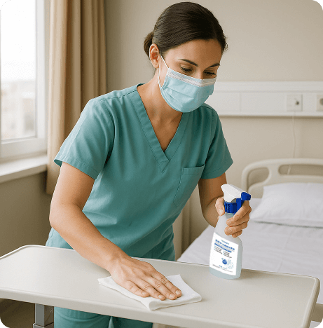 高效杀菌示意图