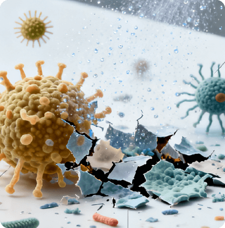 无抗药性示意图